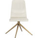 Hilda Vienna Cream Swivel Dining Chair, Swivel